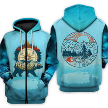 Load image into Gallery viewer, Ice World Dream Bear Beer I Hate People Men 3D Polyester Hoodie Sweatshirt Personalized Full Color Full Plus Size Best Gift Printed Logo Team