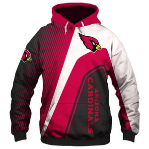 Arizona Cardinals NFL Apparel Men 3D Polyester Hoodie Sweatshirt Personalized Full Color Full Plus Size Best Gift Printed Logo Team