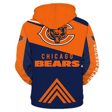 Load image into Gallery viewer, Chicago Bears NFL Apparel Men 3D Polyester Hoodie Sweatshirt Personalized Full Color Full Plus Size Best Gift Printed Logo Team