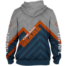 Load image into Gallery viewer, Chicago Bears NFL Apparel Men 3D Polyester Hoodie Sweatshirt Personalized Full Color Full Plus Size Best Gift Printed Logo Team
