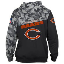 Load image into Gallery viewer, Chicago Bears NFL Apparel Men 3D Polyester Hoodie Sweatshirt Personalized Full Color Full Plus Size Best Gift Printed Logo Team