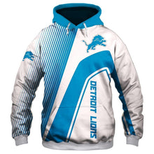 Load image into Gallery viewer, Detroit Lions NFL Apparel Men 3D Polyester Hoodie Sweatshirt Personalized Full Color Full Plus Size Best Gift Printed Logo Team