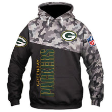 Load image into Gallery viewer, Green Bay Packers NFL Apparel Men 3D Polyester Hoodie Sweatshirt Personalized Full Color Full Plus Size Best Gift Printed Logo Team