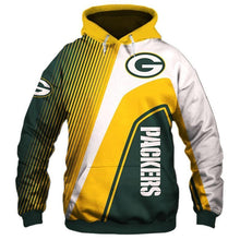 Load image into Gallery viewer, Green Bay Packers NFL Apparel Men 3D Polyester Hoodie Sweatshirt Personalized Full Color Full Plus Size Best Gift Printed Logo Team