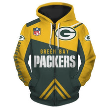 Load image into Gallery viewer, Green Bay Packers NFL Apparel Men 3D Polyester Hoodie Sweatshirt Personalized Full Color Full Plus Size Best Gift Printed Logo Team