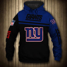 Load image into Gallery viewer, New York Giants NFL Apparel Men 3D Polyester Hoodie Sweatshirt Personalized Full Color Full Plus Size Best Gift Printed Logo Team