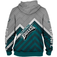 Load image into Gallery viewer, Philadelphia Eagles NFL Apparel Men 3D Polyester Hoodie Sweatshirt Personalized Full Color Full Plus Size Best Gift Printed Logo Team