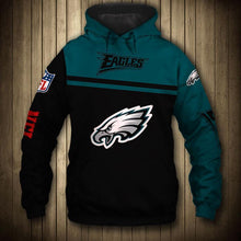 Load image into Gallery viewer, Philadelphia Eagles NFL Apparel Men 3D Polyester Hoodie Sweatshirt Personalized Full Color Full Plus Size Best Gift Printed Logo Team