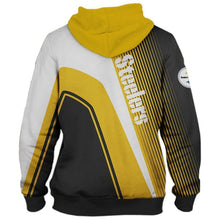 Load image into Gallery viewer, Pittsburgh Steelers NFL Apparel Men 3D Polyester Hoodie Sweatshirt Personalized Full Color Full Plus Size Best Gift Printed Logo Team