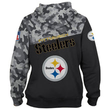 Load image into Gallery viewer, Pittsburgh Steelers NFL Apparel Men 3D Polyester Hoodie Sweatshirt Personalized Full Color Full Plus Size Best Gift Printed Logo Team