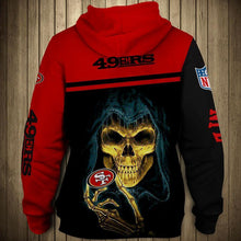 Load image into Gallery viewer, San Francisco 49ers NFL Apparel Men 3D Polyester Hoodie Sweatshirt Personalized Full Color Full Plus Size Best Gift Printed Logo Team