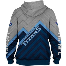 Load image into Gallery viewer, Tennessee Titans NFL Apparel Men 3D Polyester Hoodie Sweatshirt Personalized Full Color Full Plus Size Best Gift Printed Logo Team