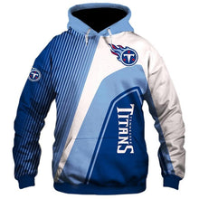 Load image into Gallery viewer, Tennessee Titans NFL Apparel Men 3D Polyester Hoodie Sweatshirt Personalized Full Color Full Plus Size Best Gift Printed Logo Team