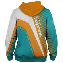 Load image into Gallery viewer, Miami Dolphins NFL Apparel Men 3D Polyester Hoodie Sweatshirt Personalized Full Color Full Plus Size Best Gift Printed Logo Team