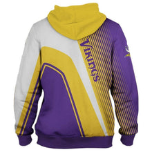 Load image into Gallery viewer, Minnesota Vikings NHL Apparel Men 3D Polyester Zipper Hoodie Sweatshirt Personalized Full Color Full Plus Size Best Gift Printed Logo Team