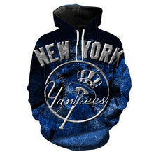 Load image into Gallery viewer, New York Yankees MLB Apparel Men 3D Polyester Hoodie Sweatshirt Personalized Full Color Full Plus Size Best Gift Printed Logo Team