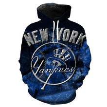 Load image into Gallery viewer, New York Yankees MLB Apparel Men 3D Polyester Hoodie Sweatshirt Personalized Full Color Full Plus Size Best Gift Printed Logo Team