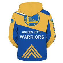 Load image into Gallery viewer, Golden State Warriors NBA Apparel Men 3D Polyester Zipper Hoodie Sweatshirt Personalized Full Color Full Plus Size Best Gift Printed Logo Team
