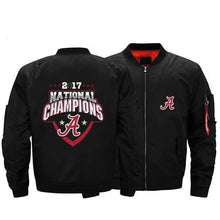 Load image into Gallery viewer, Alabama Crimson Tide NCAA Apparel Men Zipper Bomber Jacket Personalized Full Color Full Plus Size Best Gift Printed Logo Team