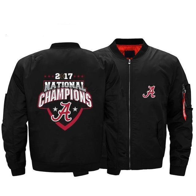 Alabama Crimson Tide NCAA Apparel Men Zipper Bomber Jacket Personalized Full Color Full Plus Size Best Gift Printed Logo Team