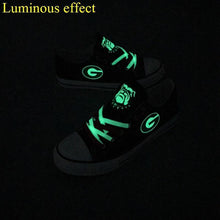 Load image into Gallery viewer, Georgia Bulldogs NCAA Unisex Breathable Novelty Design Canvas Shoes Black Full Plus Size Best Gift Printed Logo Team