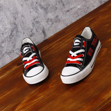 Load image into Gallery viewer, Georgia Bulldogs NCAA Unisex Breathable Novelty Design Canvas Shoes Black Full Plus Size Best Gift Printed Logo Team