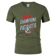 Load image into Gallery viewer, New England Patriots NFL Apparel Unisex Short Sleeve Graphic Super Bowl LIII T-Shirt Personalized Full Color Full Plus Size Best Gift Printed Logo Team