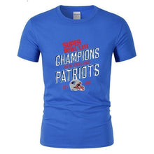 Load image into Gallery viewer, New England Patriots NFL Apparel Unisex Short Sleeve Graphic Super Bowl LIII T-Shirt Personalized Full Color Full Plus Size Best Gift Printed Logo Team