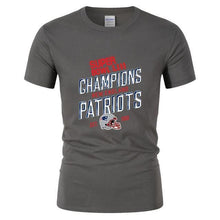 Load image into Gallery viewer, New England Patriots NFL Apparel Unisex Short Sleeve Graphic Super Bowl LIII T-Shirt Personalized Full Color Full Plus Size Best Gift Printed Logo Team