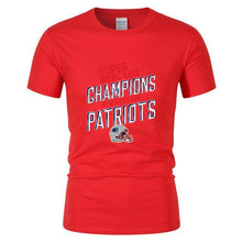 Load image into Gallery viewer, New England Patriots NFL Apparel Unisex Short Sleeve Graphic Super Bowl LIII T-Shirt Personalized Full Color Full Plus Size Best Gift Printed Logo Team