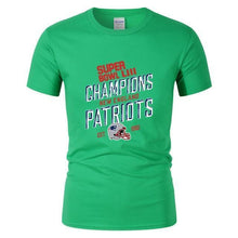 Load image into Gallery viewer, New England Patriots NFL Apparel Unisex Short Sleeve Graphic Super Bowl LIII T-Shirt Personalized Full Color Full Plus Size Best Gift Printed Logo Team