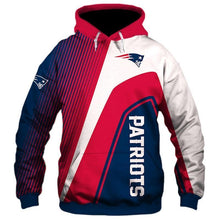 Load image into Gallery viewer, New England Patriots NFL Apparel Men 3D Polyester Hoodie Sweatshirt Personalized Full Color Full Plus Size Best Gift Printed Logo Team