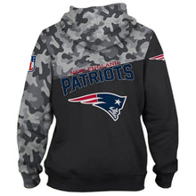 Load image into Gallery viewer, New England Patriots NFL Apparel Men 3D Polyester Military Hoodie Sweatshirt Personalized Full Color Full Plus Size Best Gift Printed Logo Team