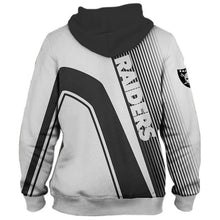 Load image into Gallery viewer, Oakland Raiders NFL Apparel Men 3D Polyester Hoodie Sweatshirt Personalized Full Color Full Plus Size Best Gift Printed Logo Team