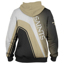Load image into Gallery viewer, New Orleans Saints New Orleans Saints NFL Apparel Men 3D Polyester Zipper Hoodie Sweatshirt Personalized Full Color Full Plus Size Best Gift Printed Logo Team