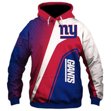 Load image into Gallery viewer, New York Giants NFL Apparel Men 3D Polyester Hoodie Sweatshirt Personalized Full Color Full Plus Size Best Gift Printed Logo Team