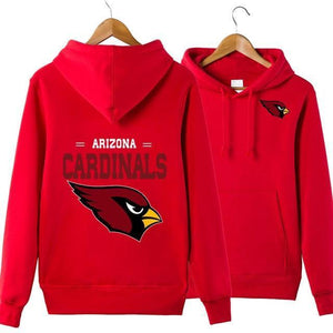 Arizona Cardinals NFL Apparel Unisex 3D Polyester Pullover Hoodie Sweatshirt Black/Gray/Red/White/Yellow Full Plus Size Best Gift Printed Logo Team