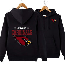 Load image into Gallery viewer, Arizona Cardinals NFL Apparel Unisex 3D Polyester Pullover Hoodie Sweatshirt Black/Gray/Red/White/Yellow Full Plus Size Best Gift Printed Logo Team