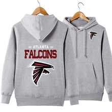 Load image into Gallery viewer, Atlanta Falcons NFL Apparel Unisex 3D Polyester Pullover Hoodie Sweatshirt Black/Gray/Red/White/Yellow Full Plus Size Best Gift Printed Logo Team