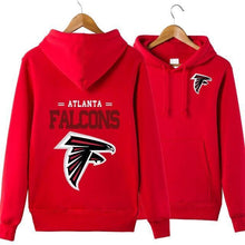 Load image into Gallery viewer, Atlanta Falcons NFL Apparel Unisex 3D Polyester Pullover Hoodie Sweatshirt Black/Gray/Red/White/Yellow Full Plus Size Best Gift Printed Logo Team