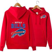 Load image into Gallery viewer, Buffalo Bills NFL Apparel Unisex 3D Polyester Pullover Hoodie Sweatshirt Black/Gray/Red/White/Yellow Full Plus Size Best Gift Printed Logo Team