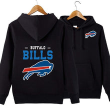 Load image into Gallery viewer, Buffalo Bills NFL Apparel Unisex 3D Polyester Pullover Hoodie Sweatshirt Black/Gray/Red/White/Yellow Full Plus Size Best Gift Printed Logo Team
