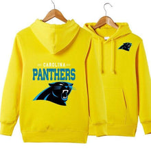 Load image into Gallery viewer, Carolina Panthers NFL Apparel Unisex 3D Polyester Pullover Hoodie Sweatshirt Black/Gray/Red/White/Yellow Full Plus Size Best Gift Printed Logo Team