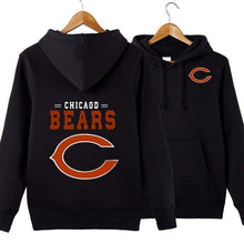 Load image into Gallery viewer, Chicago Bears NFL Apparel Unisex 3D Polyester Pullover Hoodie Sweatshirt Black/Gray/Red/White/Yellow Full Plus Size Best Gift Printed Logo Team