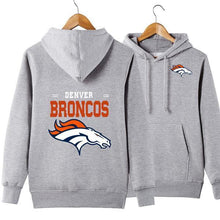 Load image into Gallery viewer, Denver Broncos NFL Apparel Unisex 3D Polyester Pullover Hoodie Sweatshirt Black/Gray/Red/White/Yellow Full Plus Size Best Gift Printed Logo Team