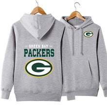 Load image into Gallery viewer, Green Bay Packers NFL Apparel Unisex 3D Polyester Pullover Hoodie Sweatshirt Black/Gray/Red/White/Yellow Full Plus Size Best Gift Printed Logo Team