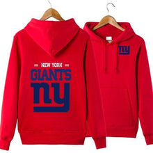 Load image into Gallery viewer, New York Giants NFL Apparel Unisex 3D Polyester Pullover Hoodie Sweatshirt Black/Gray/Red/White/Yellow Full Plus Size Best Gift Printed Logo Team