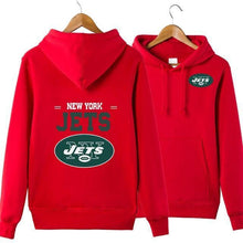 Load image into Gallery viewer, New York Jets NFL Apparel Unisex 3D Polyester Pullover Hoodie Sweatshirt Black/Gray/Red/White/Yellow Full Plus Size Best Gift Printed Logo Team