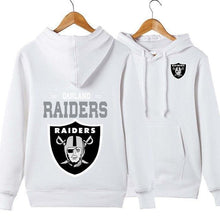 Load image into Gallery viewer, Oakland Raiders NFL Apparel Unisex 3D Polyester Pullover Hoodie Sweatshirt Black/Gray/Red/White/Yellow Full Plus Size Best Gift Printed Logo Team