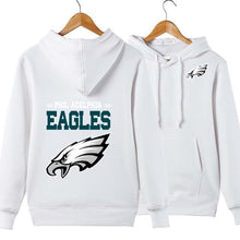 Load image into Gallery viewer, Philadelphia Eagle NFL Apparel Unisex 3D Polyester Pullover Hoodie Sweatshirt Black/Gray/Red/White/Yellow Full Plus Size Best Gift Printed Logo Team